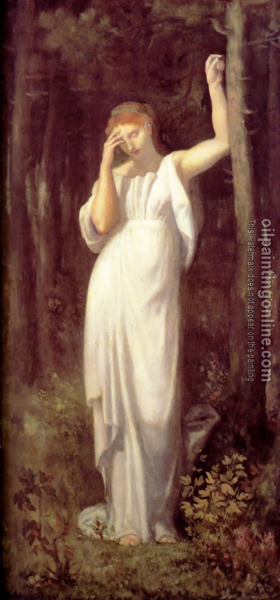 Pierre-Cecile Puvis de Chavannes - Meditation